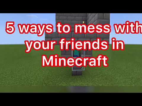 5 ways to mess with your friends In Minecraft - YouTube