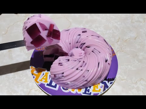 Gelatina Mosaico de Uva con solo 2 ingredientes