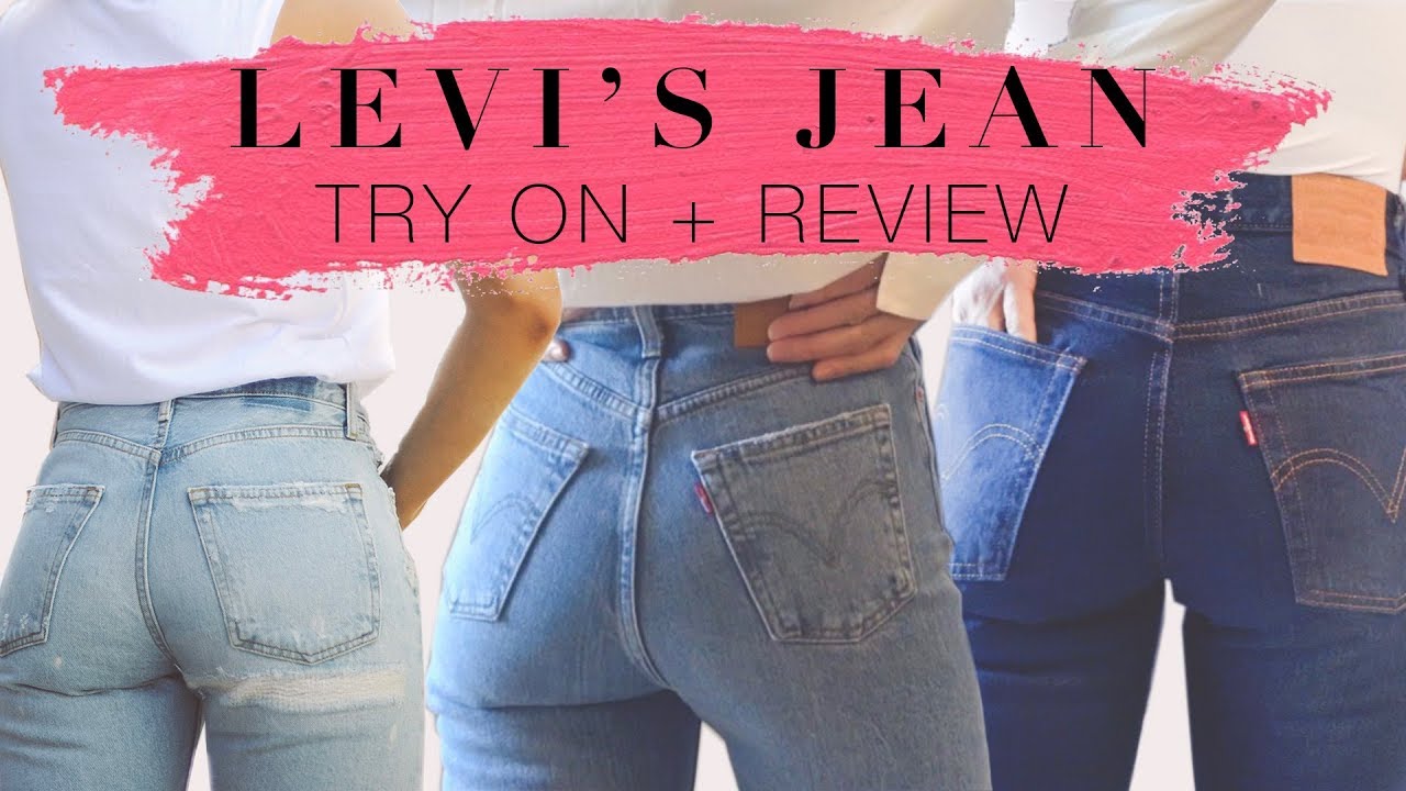 Levi's Wedgie Fit vs Ribcage Jeans  Levi's Try On and Review 