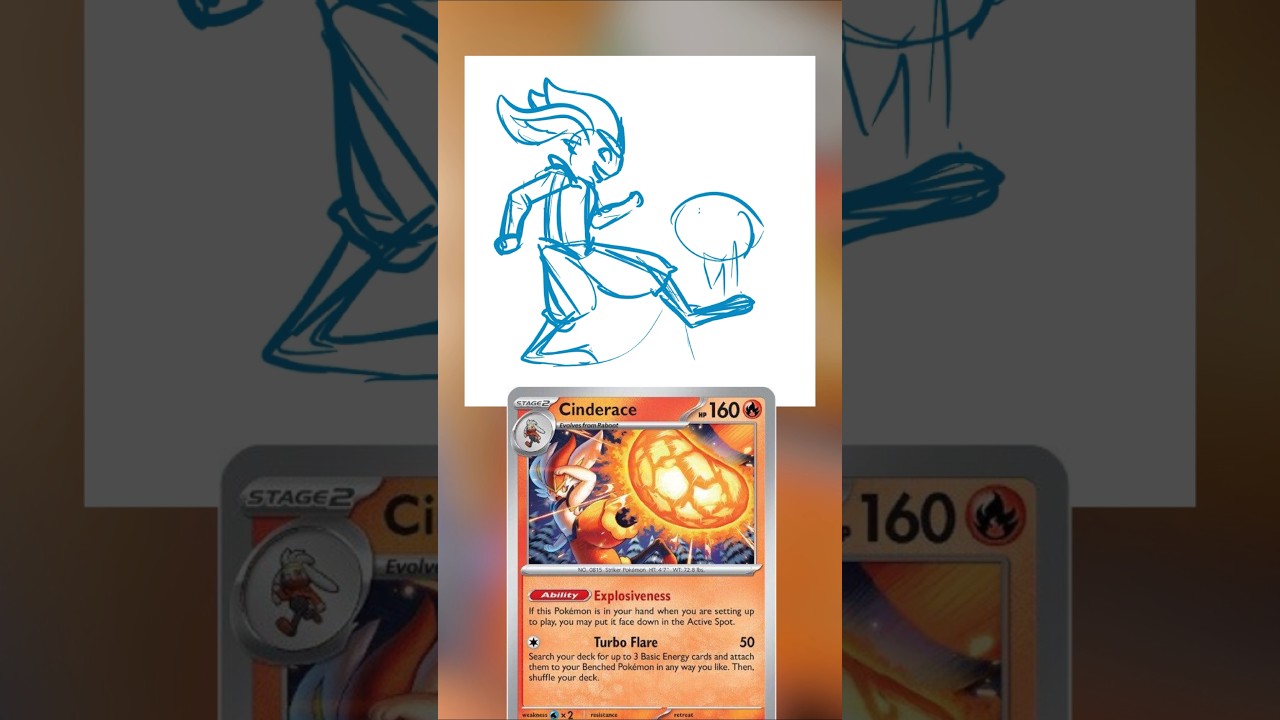 Rip and Draw - Snowy Cinderace 