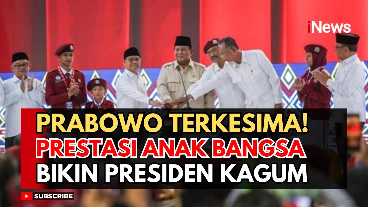 Presiden Prabowo Takjub Lihat Anak-Anak Indonesia Makin Berprestasi