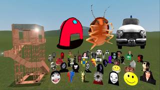 Too Much Nextbots Vs Towers in Garry's Mod