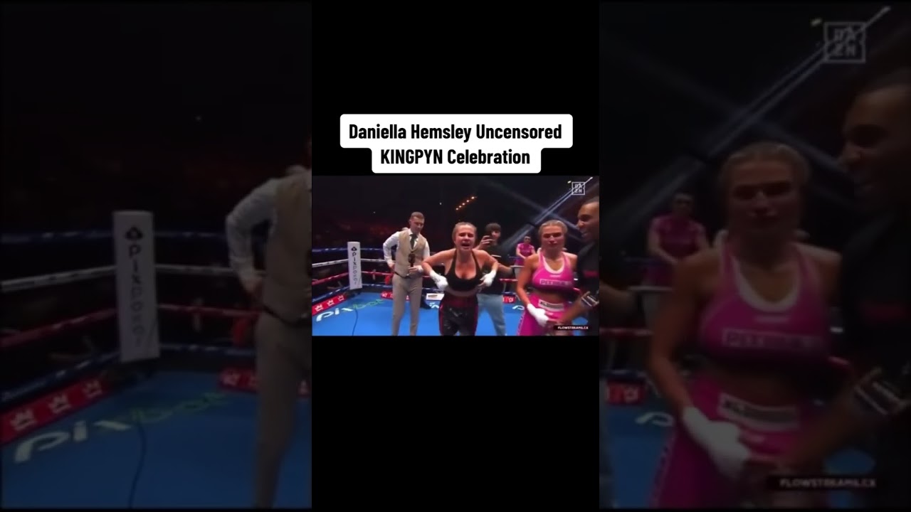 Daniella Hensley after her Kingpyn fight🥊😍 