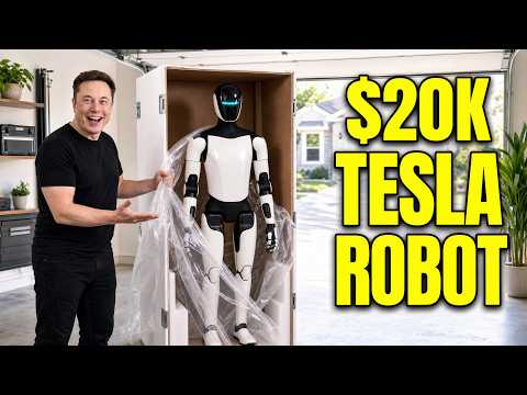 $20,000 Tesla Bot Free for Anyone Over 65 — Cooks, Cleans, Never Sleeps