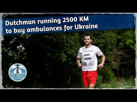 Dutchman running 2500 KM to buy ambulances for Ukraine | DT Next