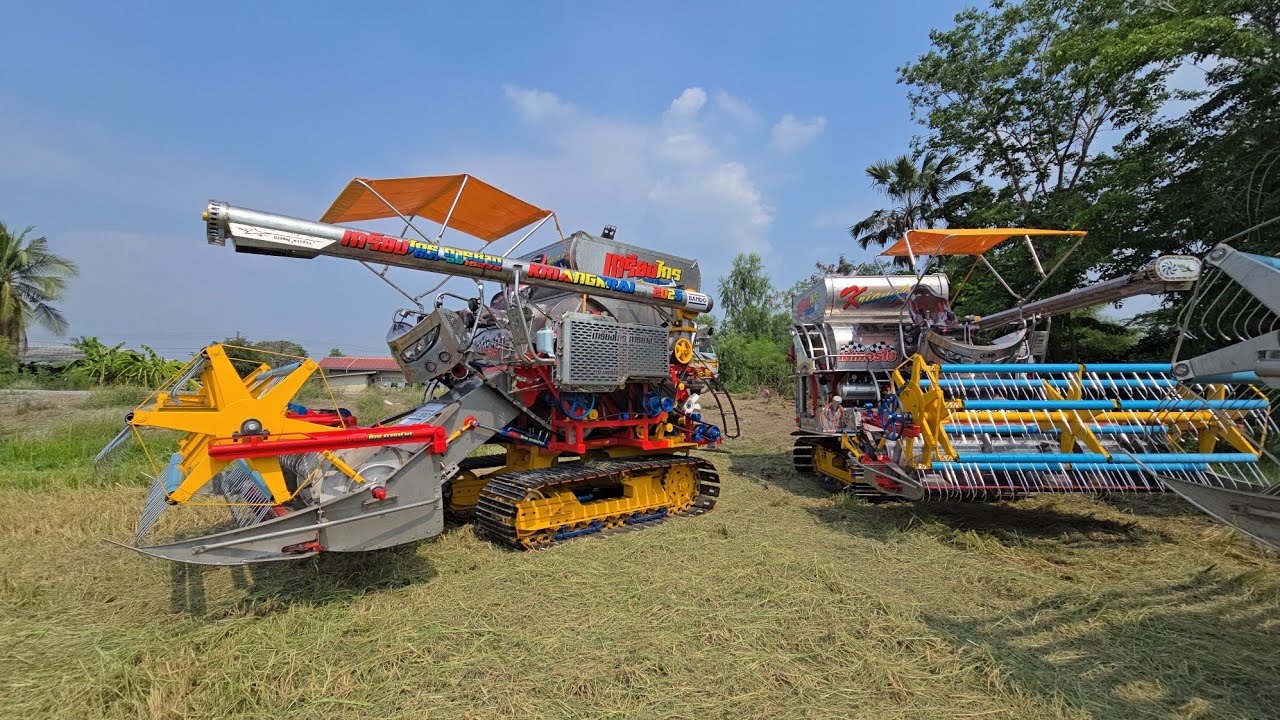 รุ่นเล็กแพ็คคู่ จิ๋วแต่แจ๋ว รถเกี่ยว อู่ป.เจริญการช่าง  เตรียมส่งเชียงใหม่ เทอร์โบ 8 เมษายน 2025