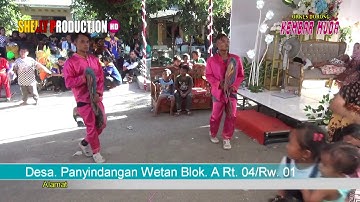ATRAKSI JARAN LUMPING || ORKES DORONG KEMBAR MUDA || DESA PANYINDANGAN WETAN