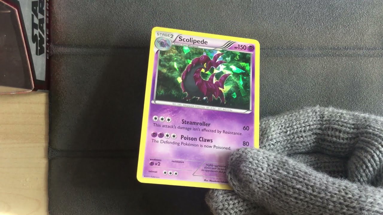 Scolipede 54/114 shattered holo - Pokemon Dragons Exalted 3 Pack Blister Promo