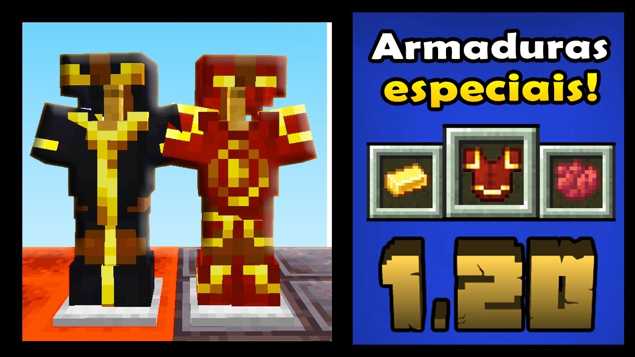 Atualização 1.20 para o Minecraft vai adicionar acabamentos de armaduras  personalizados 