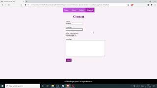 HTML/CSS Demo Project 3 Prompt - Add Contact Form to Contact Page | Learn HTML, CSS, JS