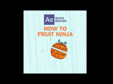 HOW TO EASILY CUT OBJECTS/FRUITS IN ADOBE AFTER EFFECTS