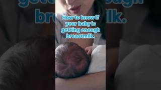 How to know if your milk supply is enough.
