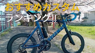 【初心者向け】実際にやってみた おすすめカスタムランキング 7選【ミニベロ ロードバイク 20インチ自転車 クロスバイク tern surge ターンサージュ】