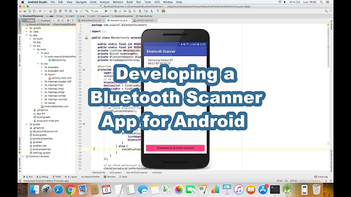 Developing a Bluetooth Scanner Application for Android