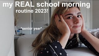 my REAL high school morning routine 2023