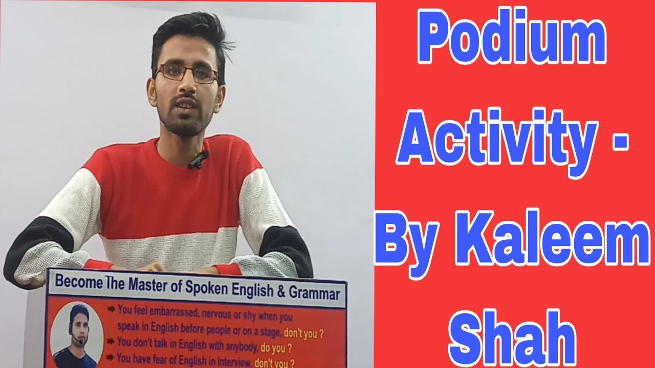 Speaking Practice - By Kaleem Shah ( First Journey With Friends) - YouTube