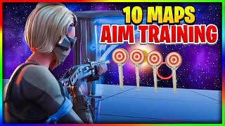 🥵best 10 AIM TRAINING maps in Fortnite Chapter 4! - AIM TRAINING Fortnite Code🥶