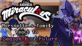 Marinette's Family React To Season 6 / Future // MLB React To // Gacha React