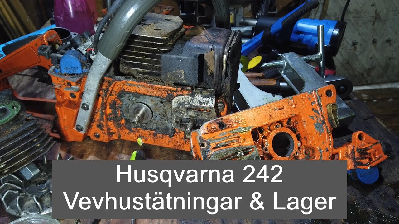 Husqvarna 242: Vevhustätningar & Lager
