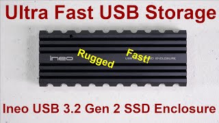 INEO Rugged USB 3.2 Gen 2 SSD Enclosure vs the Samsung T7