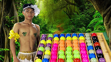 🌈 Hypnotic Ball Sorting ASMR | Satisfying Color Matching in Nature