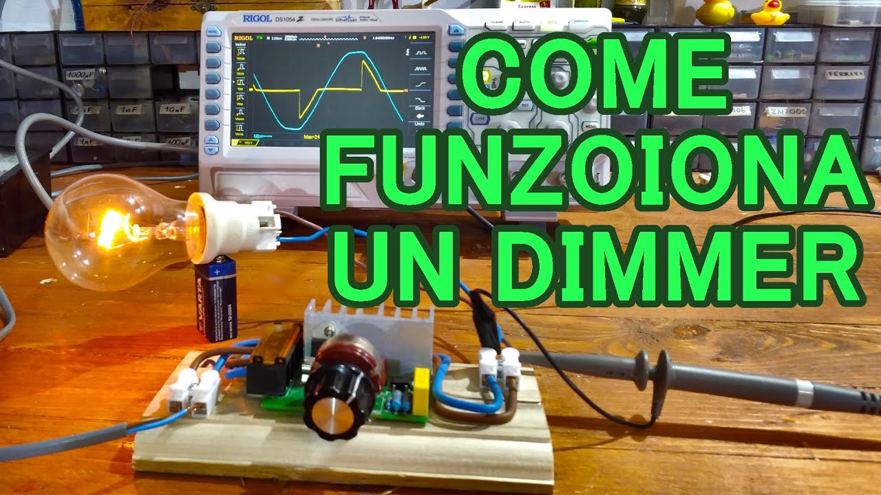 come funziona un DIMMER + SCHEMA ELETTRICO - DuckTape 038 - YouTube