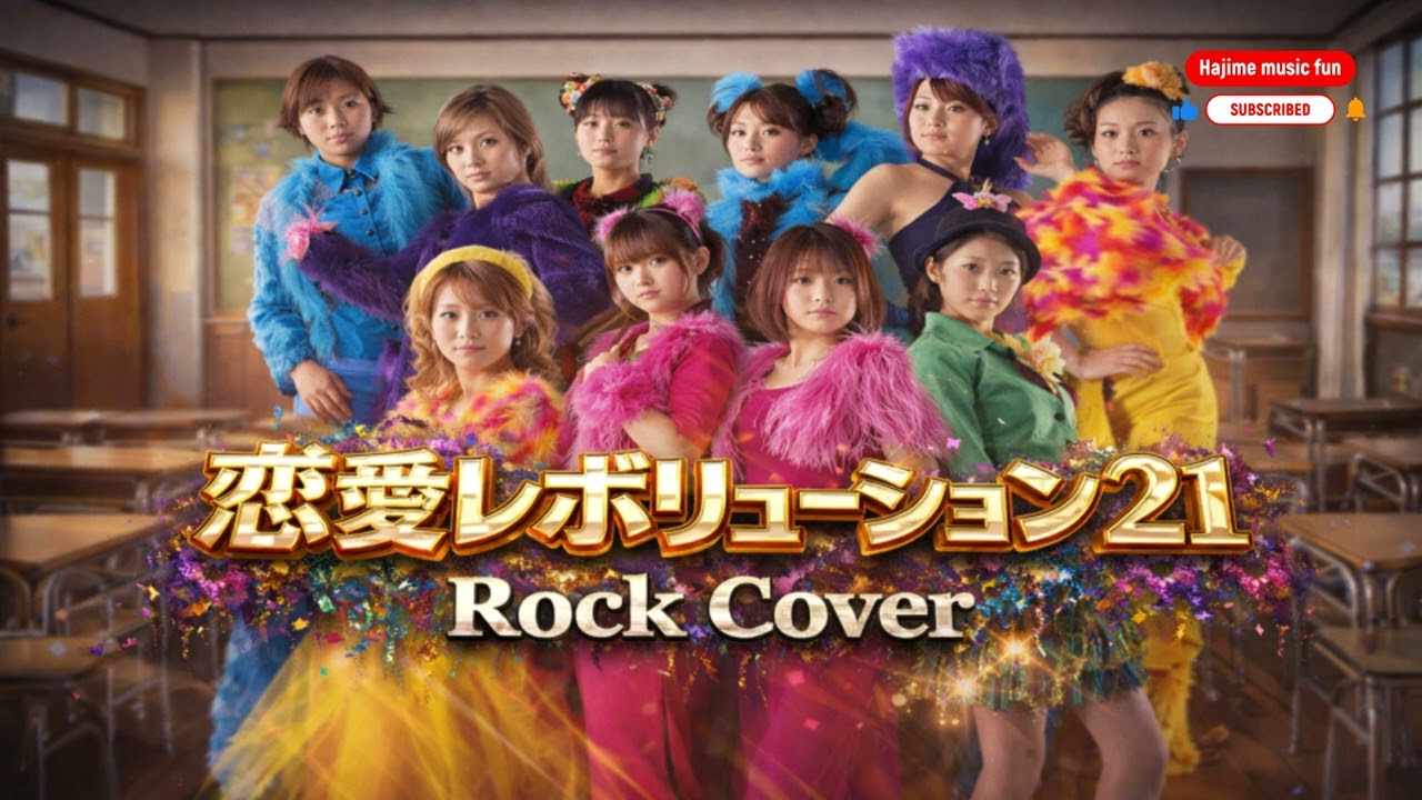 【Rock Cover】モーニング娘。 – 恋愛レボリューション21｜国民的J-POPを爆発ロックアレンジ