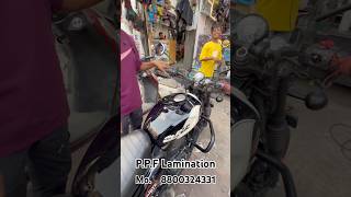 Hunter 350 Royal Enfield Lamination / Hunter 350 P.P.F #royalenfield #lamination #hunter #3m #ppf