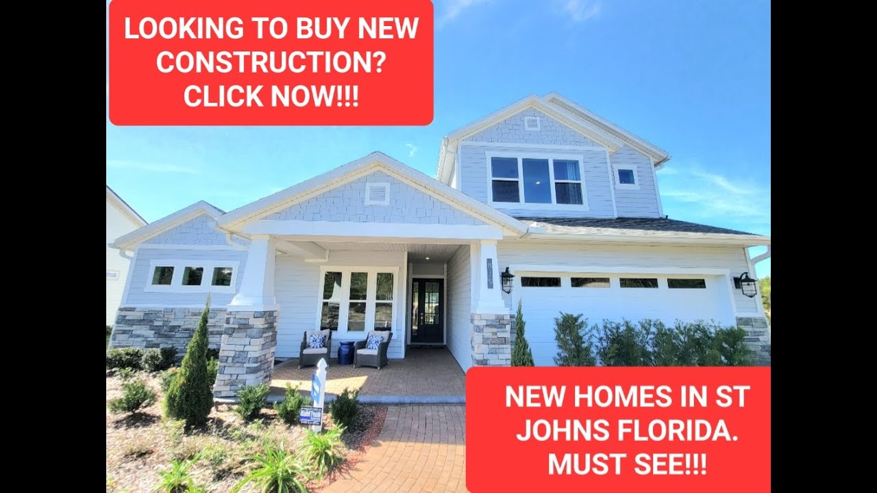 ST JOHNS FLORIDA NEW CONSTRUCTION HOMES FOR SALE!!! DON'T MISS IT