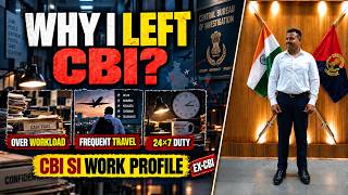 Information Why Do CBI SIs Leave the CBI 🤔😱 Workload, Traveling, 24/7 Job | Ex-CBI AIR 1730 News