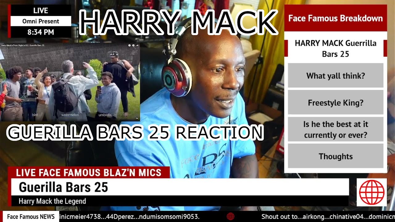 Face Famous Reactions: Harry Mack 
