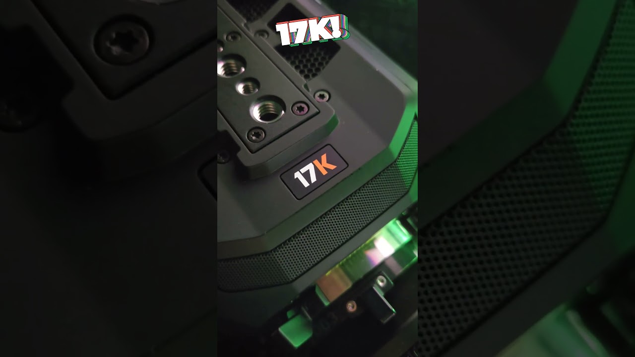 Blackmagic URSA Cine 17k 65. I got to work with one! 