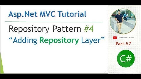 Part 57- Repository Pattern- 4- Adding DataAccessLayer and  Entity framework