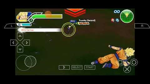 DRAGON BALL TENKAICHI TAG TEAM GOKU VS FUTURE TRUNKS