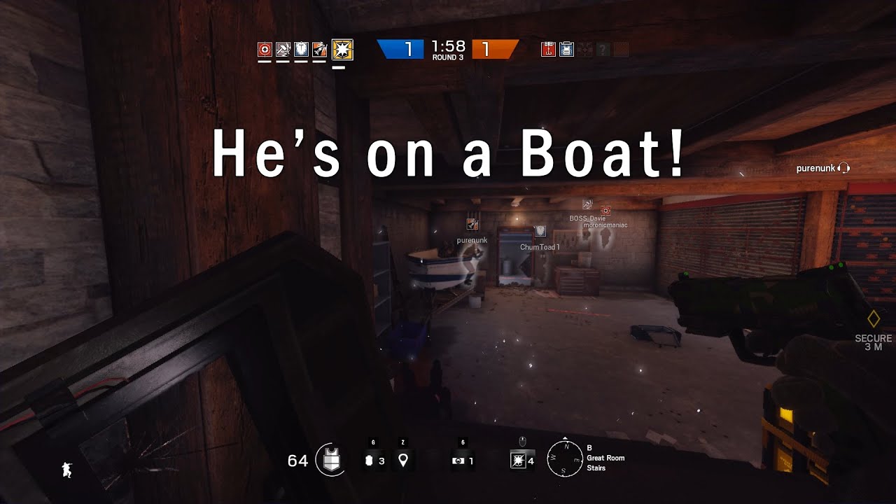 Rainbow Six: Siege - He's On A Boat!