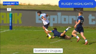 Scotland v Uruguay  World Rugby U20 Trophy 2023 Match Day 3 RUGBY HIGHLIGHTS