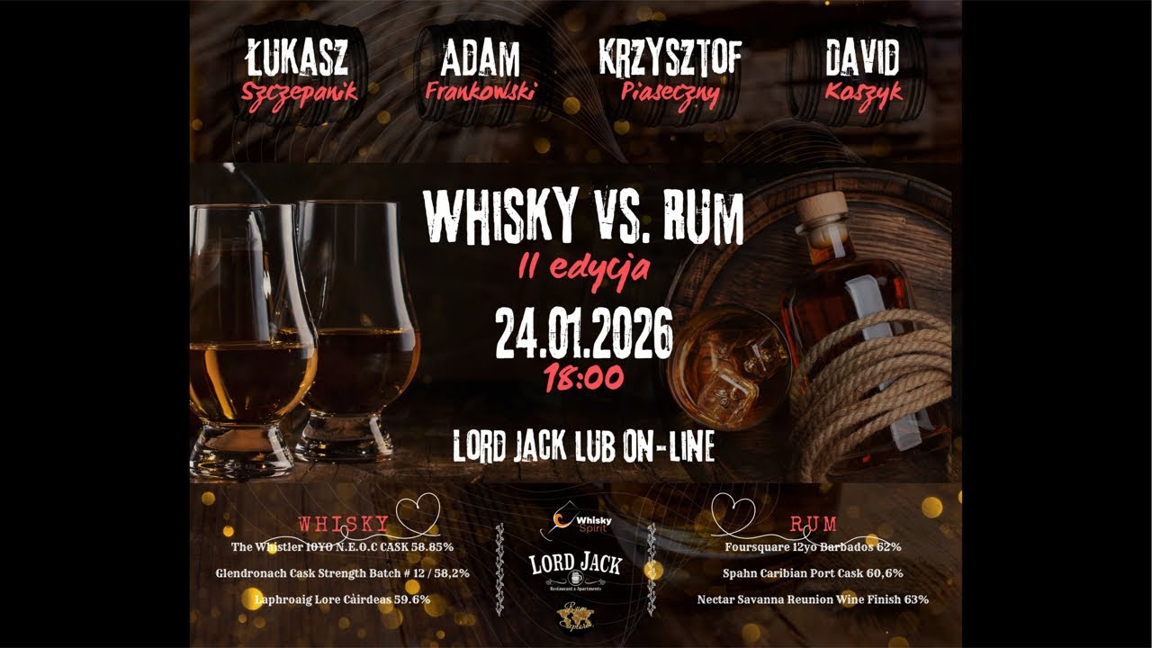 Whisky vs. Rum II edycja - Whisky Spirit Club