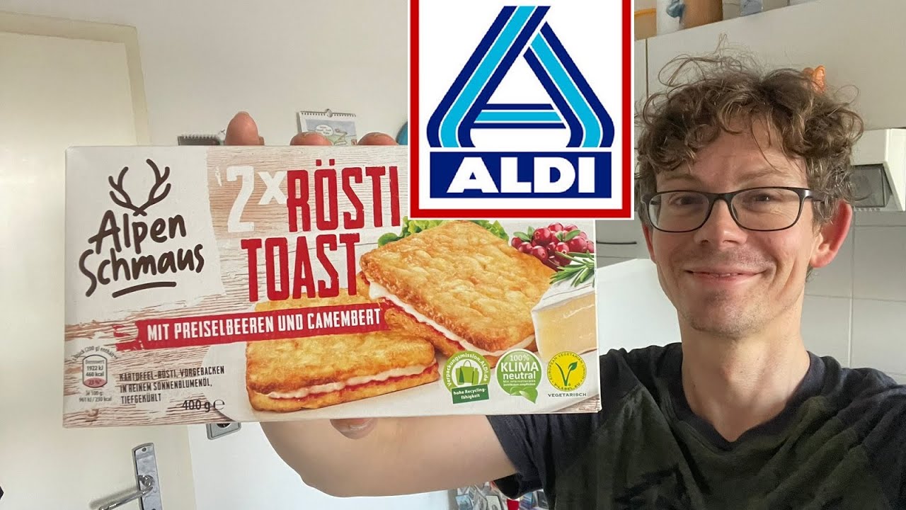 Aldi: Rösti Toast mit Camembert & Preiselbeeren von Alpenschmauss im Test!
