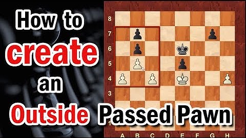 Pawn Endgames - Lesson 12 - Part 2 - Outside passed Pawn