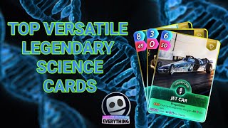 TOP 5 VERSATILE LEGENDARY SCIENCE CARDS- CARDS, THE UNIVERSE AND EVERYTHING-CUE