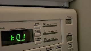 How to get your error codes on GE GFWN front load washer