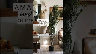 7ft faux olive tree easy to set up, super realistic & perfect for any decor.✨🛒 #spring #amazonfinds