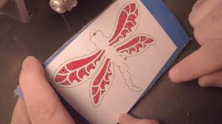 Dragon Fly Scroll Saw Ornament