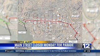 Main St in Klamath Falls closed Monday for Memorial Day Parade