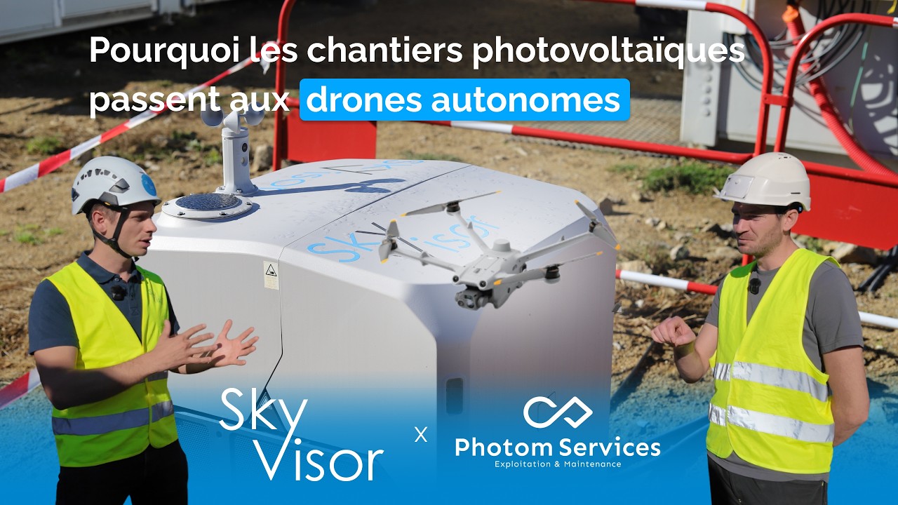 Почему на строительных площадках солнечных электростанций переходят на автономные дроны | Опыт ко...