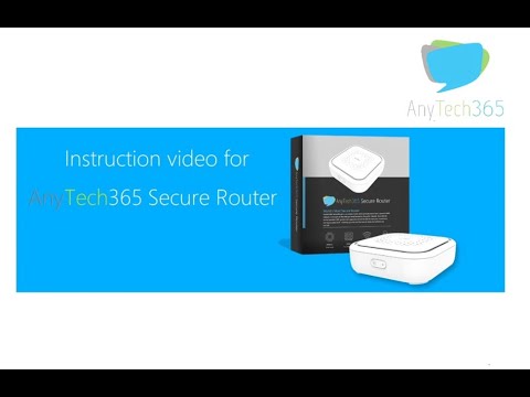 (Version 1.0) Cryptez et protégez tout votre trafic Internet à la maison et au bureau · AnyTech365 - video from AnyTech365