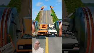 van crashed #beamng #beamngdrive #beamngcrashes #beamngshorts #beamngnoob #beamngshort #comedy