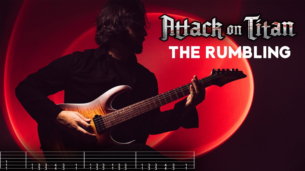 [TAB] Attack On Titan - The Rumbling Guitar Cover - YouTube