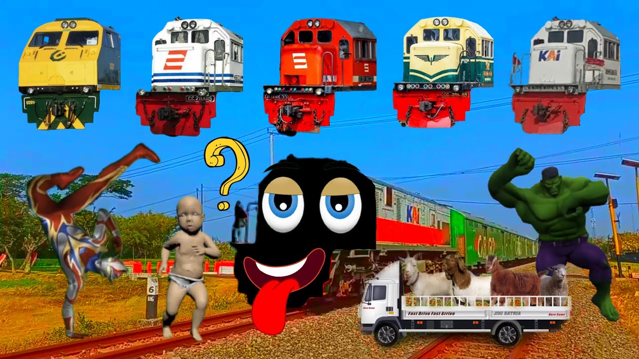 TEBAK GAMBAR KERETA API LUCU BABARANDEK CC201 | TEBAK GAMBAR KERETA API INDONESIA