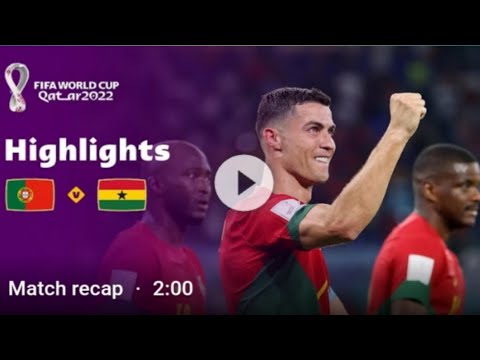 Portugal vs Ghana 3:2 FIFA world cup 2022 all Goals & Extended Highlights